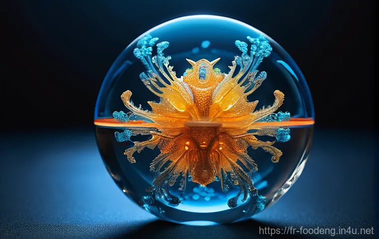 식품의 기능성 성분 캡슐화 기술 - **Prompt 1: The Micro-Shield of Nutrition**
    "A macro, scientific, and ethereal close-up view of ...