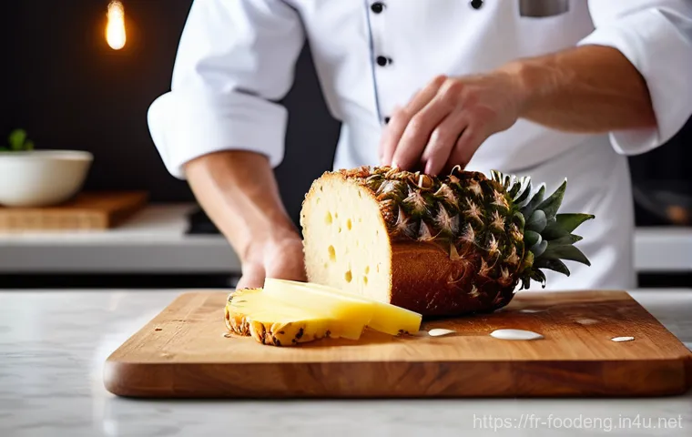 식품에서의 효소 활용 - **Prompt 1: The Culinary Alchemy of Enzymes**
    "A close-up, vibrant, and artistic photograph of a...