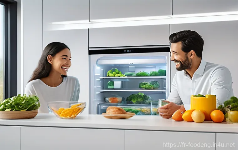 식품 공학에서의 전자코 응용 - **Prompt 2: E-Nose in Action at a Market Stall**
    "A vibrant, bustling French outdoor market scen...