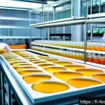 식품에서의 비타민 합성 연구 - A high-tech biotechnology laboratory in France focusing on microbial fermentation for vitamin produc...